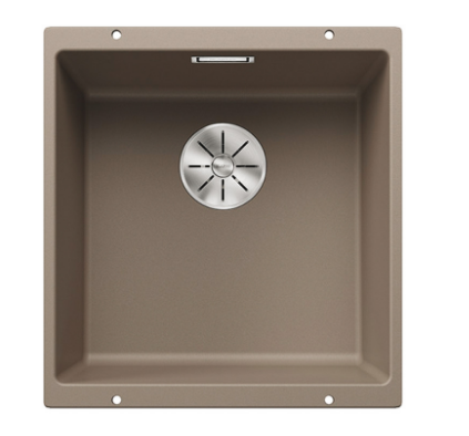 Blanco Germany Subline 400-U Sink, Blanco Silgranit Range - Black ,Anthracite ,Rock Grey ,Tartufo ,Soft White & White