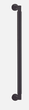 Iver Berlin Pull Handle 9443 Centre to Centre 450mm Matt Black - Pull Handle Single ,Entrance Kit Thumb 5 Pin and Entrance Dual Function 5 Pin