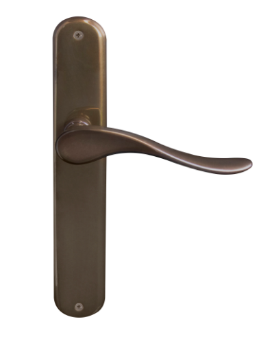 Windsor Premium NZ Haven Longplate Oval Dummy Lever - Left Hand Available in 13 Colours