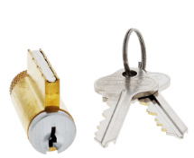 Carbine Australia Cylinder 6 Pin, C4, Less Tailbar, -Schlage Type. Keyed to Differ Satin Chrome