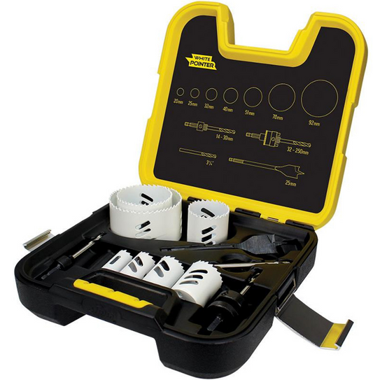 Trucut Heavy Duty Alpha Electricians 11 Piece & 19 Piece Holesaw Kit