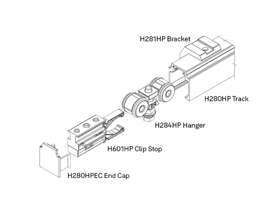 HENDERSON HUSKY 120 PRO FACE FIXED BRACKET (SINGLE)