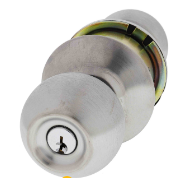 Carbine Australia Aintree Entrance set - key Outside, Button in Locks Outside 60/70mm Backset Stainless Steel Available in Entrance ,Passage & Entrance Keyed Alike