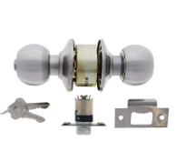 Carbine Australia Aintree Entrance set - key Outside, Button in Locks Outside 60/70mm Backset Stainless Steel Available in Entrance ,Passage & Entrance Keyed Alike