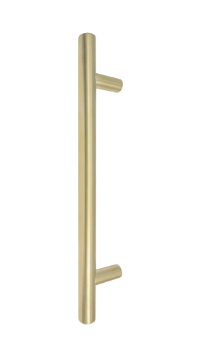 Windsor Premium NZ Entrance Brass Pull Handle Round 300mm Overall Price Per Pair Available in 10 Colours