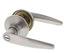 Carbine Australia Kingston Entrance Set - Key Outside Button in Locks Outside 60/70mm Backset Satin Nickel Available in Entrance ,Passage & Privacy