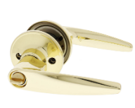 Carbine Australia Kingston Privacy Set - Key Outside Button in Locks Outside 60/70mm Backset Polished Brass Available in Entrance ,Passage & Privacy