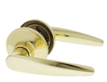 Carbine Australia Kingston Privacy Set - Key Outside Button in Locks Outside 60/70mm Backset Polished Brass Available in Entrance ,Passage & Privacy