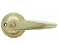 Carbine Australia Kingston Privacy Set - Key Outside Button in Locks Outside 60/70mm Backset Polished Brass Available in Entrance ,Passage & Privacy