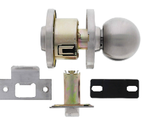 Carbine Australia Passage Half Set - One Side Knob Opens - Other Side Blank Plate 60/70mm Backset Stainless Steel