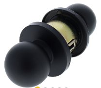 Carbine Australia Epsom Entrance Set - Key Outside Button in Locks Outside 60/70mm Backset Matte Black Available in Entrance & Passage