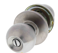 Carbine Australia Epsom Privacy Set - Exterior Slot Unlocks - Inside Button Locks  60mm & 70mm Backset Stainless Steel