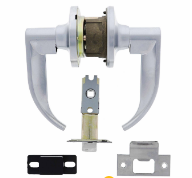 Carbine Australia Ascot Passage Set - Outside Lever Free, Inside Lever Free  60/70mm Backset Satin Chrome