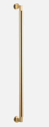 Iver Berlin Pull Handle 0480 Centre to Centre 600mm Polished Brass - Pull Handle Single ,Entrance Kit Thumb 5 Pin and Entrance Dual Function 5 Pin