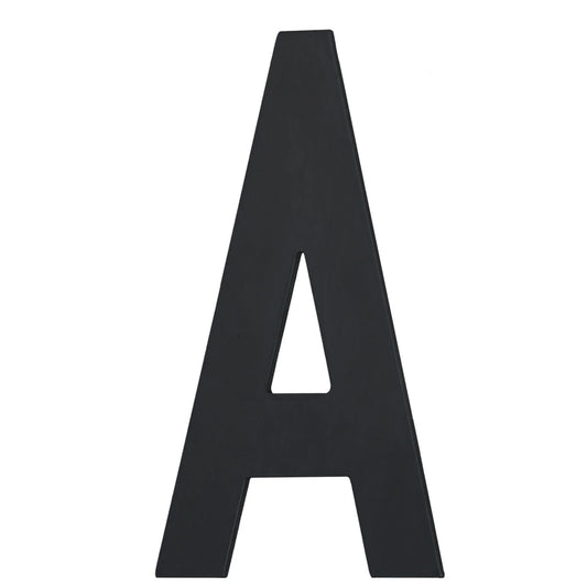 MILES NELSON ENTRANCE DOOR HOUSE LETTER 'A,B,C,D,E' – CONCEALED FIX 100MM STAINLESS STEEL & 'A,B'- STEEL BLACK