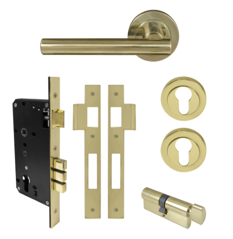 Windsor Premium NZ Charleston Round Rose Entrance Set - E85 Price Per Set Available in 13 Colours