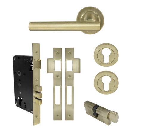 Windsor Premium NZ Charleston Round Rose Entrance Set - E85 Price Per Set Available in 13 Colours