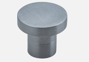 Iver Osaka Cupboard Knob P30 x D38mm - Available in 6 colours : Signature Brass ,Matt Black ,Polished Chrome ,Brushed Chrome ,Satin Nickel & Brushed Brass