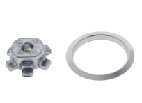 Carbine Australia Push Lock Less Barrel - 31.9mm Diameter Accepts Restricted Barrels Satin Chrome