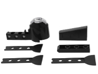 Carbine Australia Sliding Window Vent Lock With C4 Cylinders White ,Silver & Black