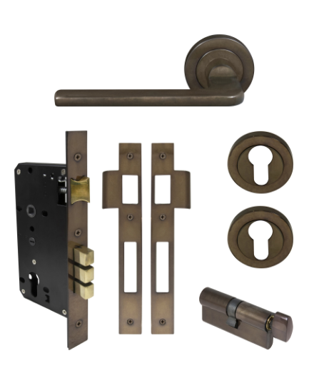 Windsor Premium NZ Chalet Round Rose Entrance Set - E85 Priced Per Set Available in 13 Colours