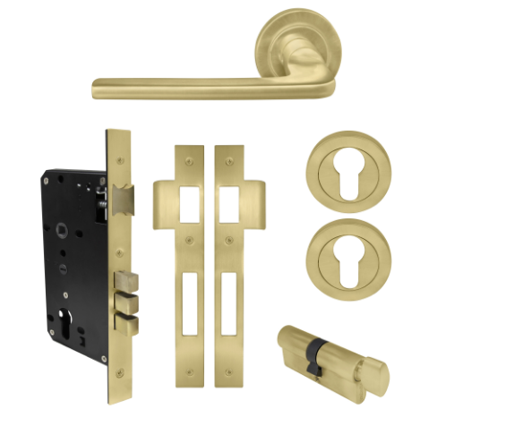 Windsor Premium NZ Chalet Round Rose Entrance Set - E85 Priced Per Set Available in 13 Colours