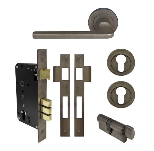 Windsor Premium NZ Chalet Round Rose Entrance Set - E85 Priced Per Set Available in 13 Colours