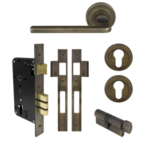Windsor Premium NZ Chalet Round Rose Entrance Set - E85 Priced Per Set Available in 13 Colours