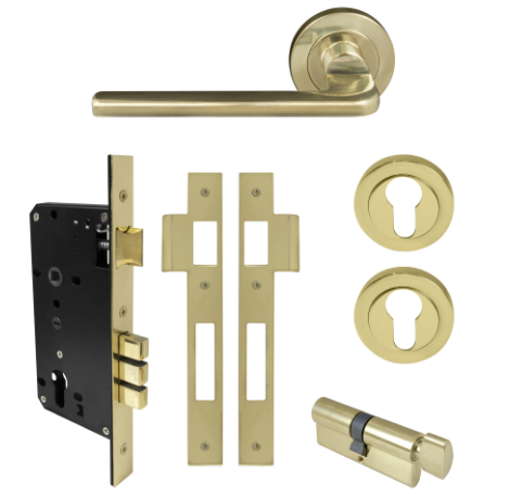 Windsor Premium NZ Chalet Round Rose Entrance Set - E85 Priced Per Set Available in 13 Colours