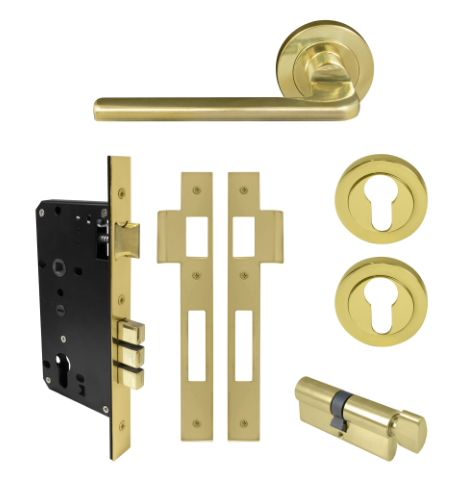 Windsor Premium NZ Chalet Round Rose Entrance Set - E85 Priced Per Set Available in 13 Colours