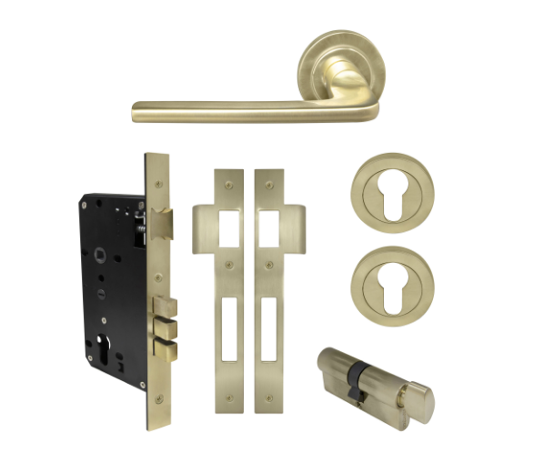 Windsor Premium NZ Chalet Round Rose Entrance Set - E85 Priced Per Set Available in 13 Colours
