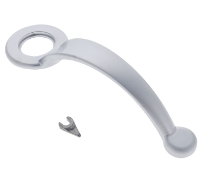 Carbine Australia Pull Handle for Rim Cylinder 325mm x 54mm Hole Diam - No Exposed Fixings Satin Chrome