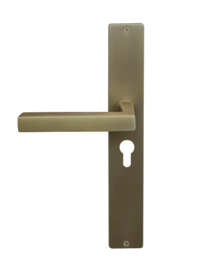 Windsor Premium NZ Federal Square Longplate E48 Keyhole Price Per Pair - Available in 13 Colours