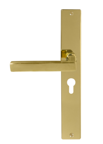 Windsor Premium NZ Federal Square Longplate E48 Keyhole Price Per Pair - Available in 13 Colours