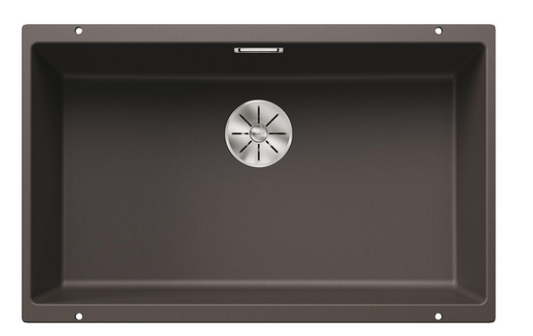Blanco Germany Subline 700-U Sink, Blanco Silgranit Range - Black ,Anthracite ,Rock Grey ,Tartufo ,Soft White & White