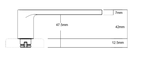 ASSA ABLOY VELOCITY 63MM ROSE ELEMENT PASSAGE ,PRIVACY & DUMMY HALF SET L3 SATIN PEARL