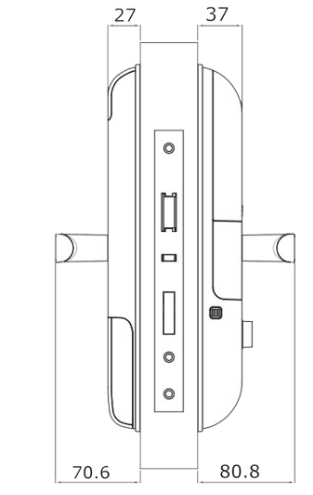 YALE YDM3109A DIGITAL MORTICE LOCK SMART-READY - 60MM