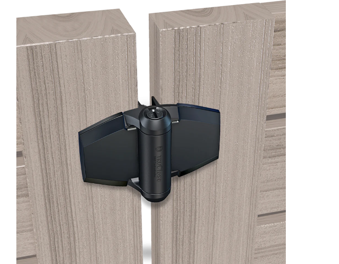 D&D Technologies DD TECH TRUCLOSE TCA3 REG HINGE + 2ALIGN LEG & WITHOUT LEG BLACK TRIM