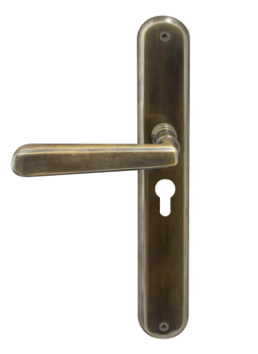 Windsor Premium NZ Villa Oval Longplate E48 Keyhole Price Per Pair - Available in 13 Colours