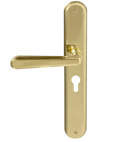 Windsor Premium NZ Villa Oval Longplate E48 Keyhole Price Per Pair - Available in 13 Colours