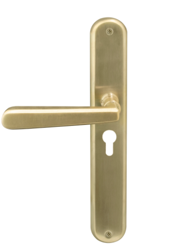 Windsor Premium NZ Villa Oval Longplate E48 Keyhole Price Per Pair - Available in 13 Colours