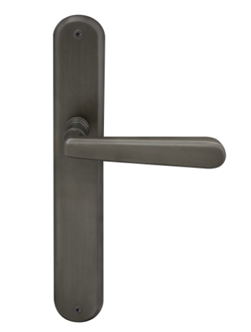 Windsor Premium NZ Villa Longplate Oval Dummy Lever Left Hand - Available in 13 Colours