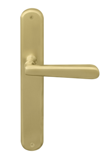 Windsor Premium NZ Villa Longplate Oval Dummy Lever Left Hand - Available in 13 Colours