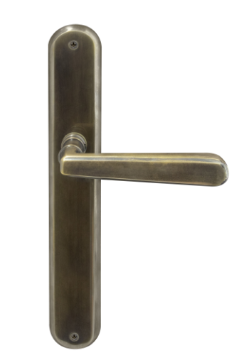 Windsor Premium NZ Villa Longplate Oval Dummy Lever Left Hand - Available in 13 Colours