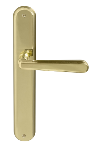Windsor Premium NZ Villa Longplate Oval Dummy Lever Left Hand - Available in 13 Colours