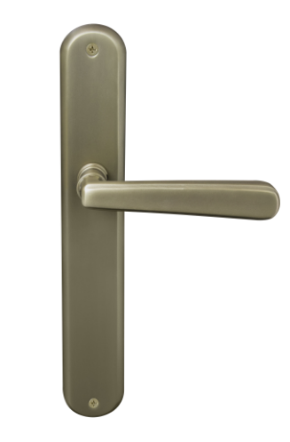 Windsor Premium NZ Villa Longplate Oval Dummy Lever Left Hand - Available in 13 Colours