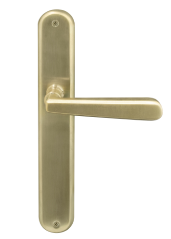 Windsor Premium NZ Villa Longplate Oval Dummy Lever Left Hand - Available in 13 Colours