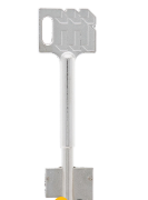 Carbine Australia Key Blank for President A Mechanical Lock Length 90mm & 120mm Silver