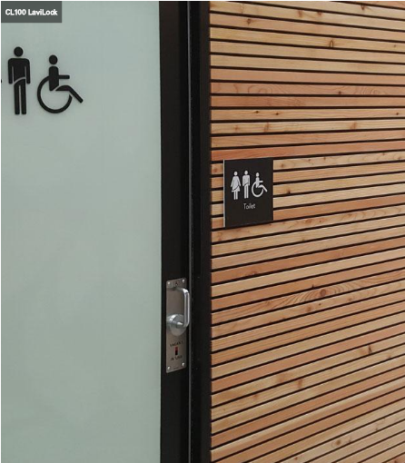 Cavity Slider For Doors CL100 LaviLock Lever Right Handle Snib/Left Handle Emergency Right Handle Exit Free Polished Brass & Satin Chrome