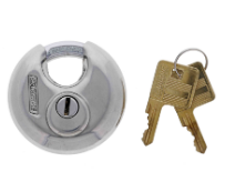 Carbine Australia Stainless Steel Disc Padlock - 11mm/23mm/70mm - Laser Welded Body for Extra Strength - KA Stainless Steel